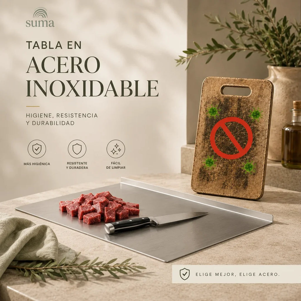 Tabla acero — características