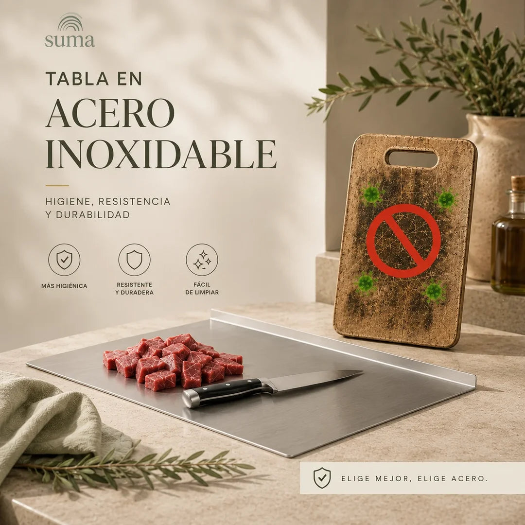 Tabla acero — características