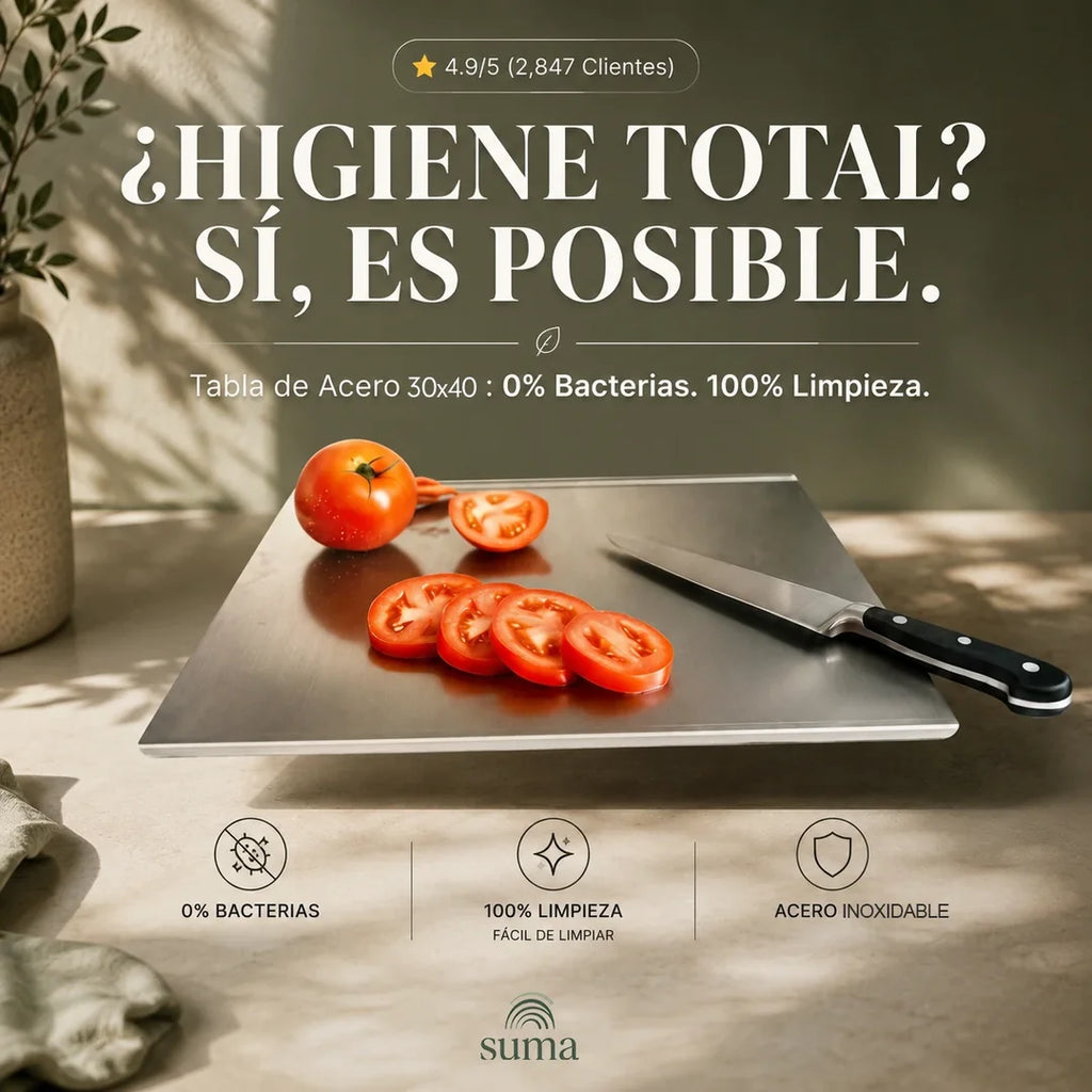 Tabla acero — detalle